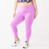 Plus Size Tek Gear® Perforated High-Waisted 7/8 Leggings