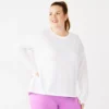 Plus Size Tek Gear® Mesh Crewneck Tee