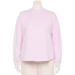 Plus Size Tek Gear® Ultrasoft Fleece Mockneck Sweatshirt