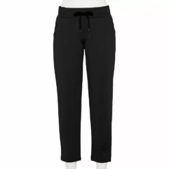 Petite Tek Gear® Weekend French Terry Ankle Pants
