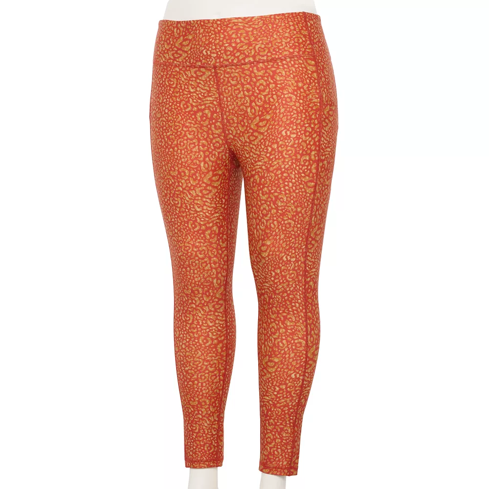 Plus Size Tek Gear® Core High-Waisted Side Pocket 7/8 Leggings - Image 6