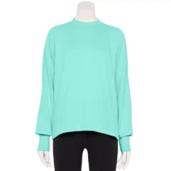 Women's Tek Gear® Stretch Fleece Mockneck Sweatshirt