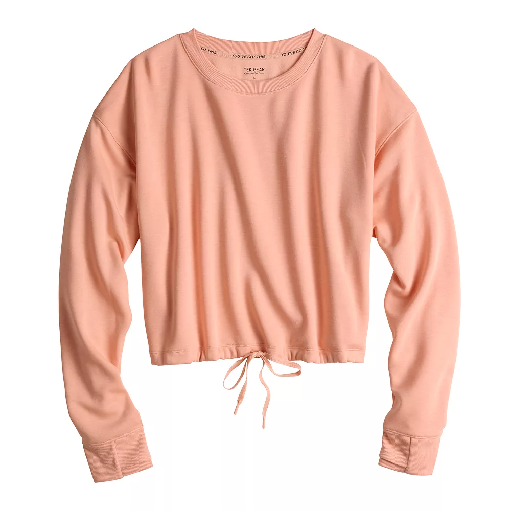 Women's Tek Gear® Stretch Fleece Cinched-Waist Top - Image 8